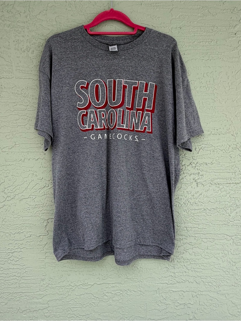 Gildan Gray South Carolina Gamecocks Graphic Tee